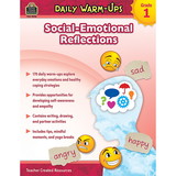 Teacher Created Resources TCR9096 Daily Social Emotion Reflection Gr1
