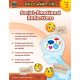 Teacher Created Resources TCR9098 Daily Social Emotion Reflection Gr3