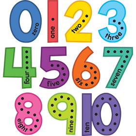 Teacher Created Resources TCR9123 Colorful Jumbo Numbers Bb St