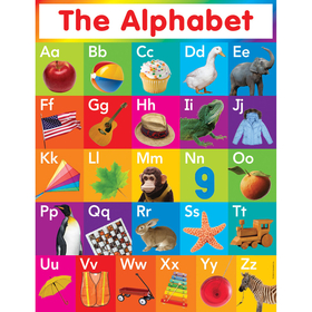 Scholastic Teaching Resources TF-2506 Alphabet Chart