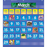 Teachers Friend TF-5101 Monthly Calendar Pocket Chart Gr K-5