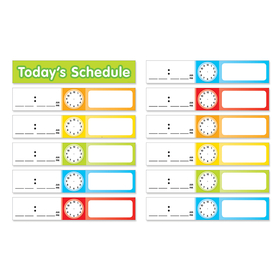 Scholastic Teaching Resources TF-5405 Schedule Cards Pocket Chart Add Ons