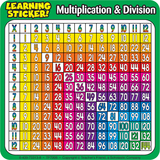Teachers Friend TF-7006 Multiplication-Division 4In Learning Stickers 20 Per Pack