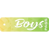 Top Notch Teacher Products TOP10176 Geo Abstract Boys Pass Styrene