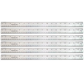 The Pencil Grip TPG158-6 18In Stainless Steel Ruler (6 EA)