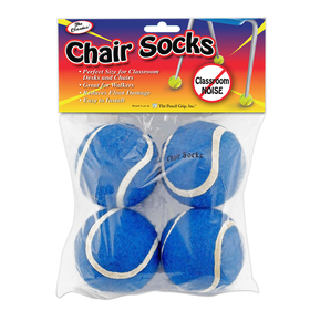 The Pencil Grip TPG233 Chair Socks Blue 144Pk