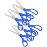 The Pencil Grip TPG342-6 Scissors 8In Blue Handle (6 EA)