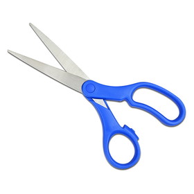 The Pencil Grip TPG342 Scissors 8In Blue Handle