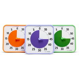 Time Timer TTMTT08BSEC3W 8In Timer 3 Secondary Colors Set