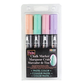 Marvy Uchida UCH4804P Bistro Chalk Markrs Broad Tip 4 Clr, Set