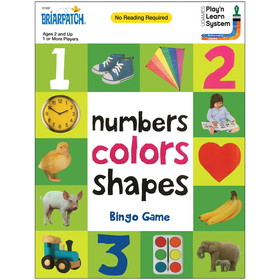 Briarpatch UG-01302 Numbers Colors Shapes Bingo Game