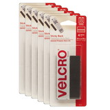VELCRO VEC90075-6 Sticky Back 3-1/2In Strips, Black 4 Per Pack (6 PK)