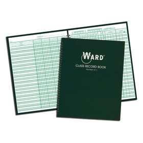 THE HUBBARD COMPANY WAR67L Class Record Book 6-7 Week Grading Periods