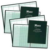 WARD WAR91016-2 Class Record & Lesson Plan, Combo Books (2 EA)