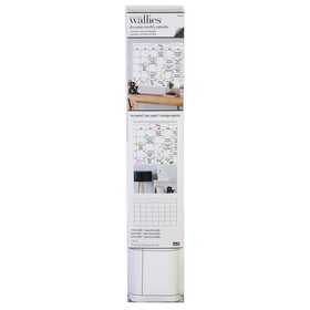 Wallies WLE16204 Monthly Calendar Wallies Dry Erase
