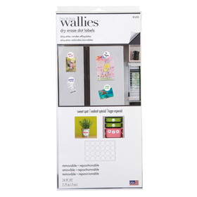Wallies WLE16205 Dot Labels Wallies Dry Erase