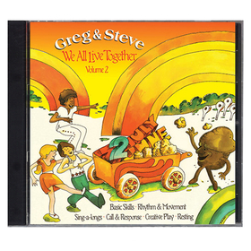 Creative Teaching Press YM-002CD We All Live Together Volume 2 Cd Greg & Steve