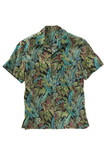 Edwards Garment 1032 Tropical Leaf Camp Shirt (Short Sleeve)