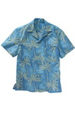 Edwards Garment 1034 Tropical Palm Camp Shirt (Short Sleeve)