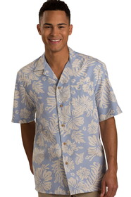 Edwards Garment 1036 Hibiscus Two-Color Camp Shirt