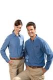 Edwards Garment 1093 Denim Shirt - Men's Denim Shirt (Long Sleeve) - 6.5 Oz
