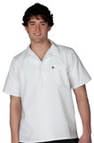 Edwards Garment 1303 Cook Shirt - 5 Button Front Utility Shirt - Six Snaps On Placket