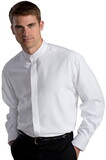 Edwards Garment 1392 Banded Collar Batiste Shirt