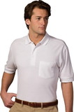 Edwards Garment 1505 Polo - Unisex Pique Pocket Polo (Short Sleeve/Pocket)