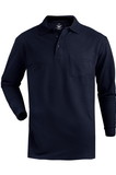 Edwards Garment 1525 Blended Pique Long Sleeve Polo With Pocket