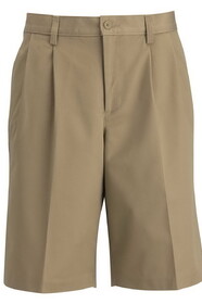 Edwards Garment 2439 Utility Chino Pleated Front Short