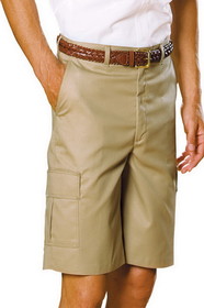 Edwards Garment 2485 Chino Shorts - Men's Flat Front Cargo Short (11" Inseam)