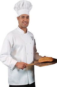 Edwards Garment 3302 Classic Chef Coat - 10-Knot Buttons