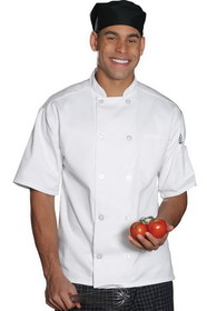 Edwards Garment 3306 Chef Coat - Ten Button Short Sleeve Chef Coat