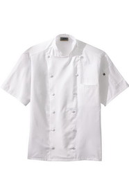 Edwards Garment 3331 Chef Coat - Twelve Button Lightweight Chef Coat With Mesh