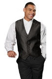 Edwards Garment 4390 Brocade Vest - Men's Brocade Diamond Vest