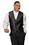 Edwards Garment 4390 Brocade Vest - Men's Brocade Diamond Vest, Price/EA