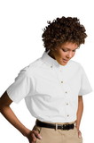 Edwards Garment 5230 Poplin Shirt - Women's Easy Care Poplin Shirt (Short Sleeve)