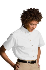 Edwards Garment 5230 Poplin Shirt - Women's Easy Care Poplin Shirt (Short Sleeve)