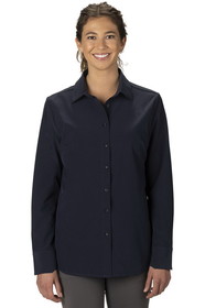 Edwards Garment 5272 Ladies Point Grey Blouse