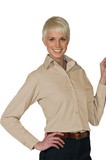 Edwards Garment 5295 Blouse - Women's Open Neck Blouse (Long Sleeve)