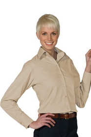 Edwards Garment 5295 Blouse - Women's Open Neck Blouse (Long Sleeve)