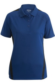 Edwards Garment 5513 Ladies' Snag-Proof Color Block Short Sleeve Polo