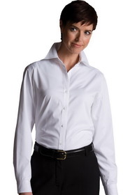 Edwards Garment 5750 Twill Shirt - Women's Cotton-Rich Twill Shirt (Long Sleeve)
