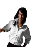 Edwards Garment 5975 Oxford Shirt - Women's Soft Collar Pinpoint Shirt (Long Sleeve)
