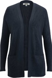 Edwards Garment 7053 Open Front Cardigan With Pockets