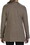 Edwards Garment 7056 Shirttail Open Cotton Cardigan