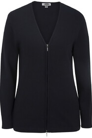 Edwards Garment 7062 Full-Zip V-Neck Cotton Cardigan