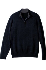 Edwards Garment 712 Quarter-Zip Sweater