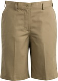 Edwards Garment 8435 Ladies Ultimate Khaki Flat Front Short