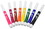 Ateco 1108 8 Piece Food Coloring Marker Set
